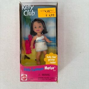 🩷NIB. Vintage. RARE. Barbie Kelly Club Little Swimmer Marisa doll